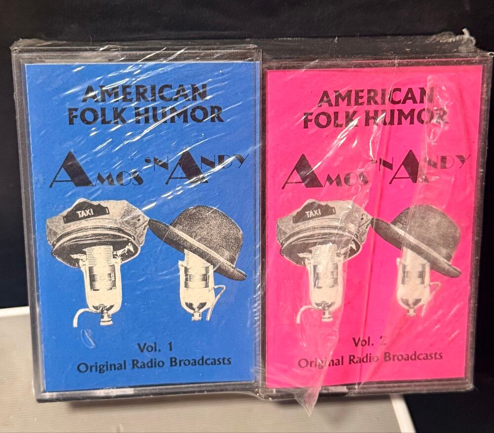 4 Vtg cassette tapes Amos 'N Andy Original Radio Broadcasts American Folk Humor
